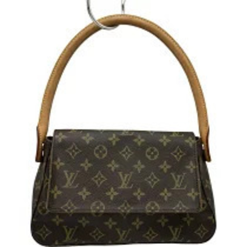 Louis Vuitton Looping Brown Monogram Canvas Shoulder Bag